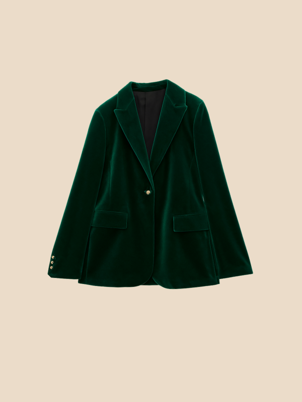 Blazer Damen | Damenblazer | Reverskragen & Knopfverschluss für eleganten Auftritt