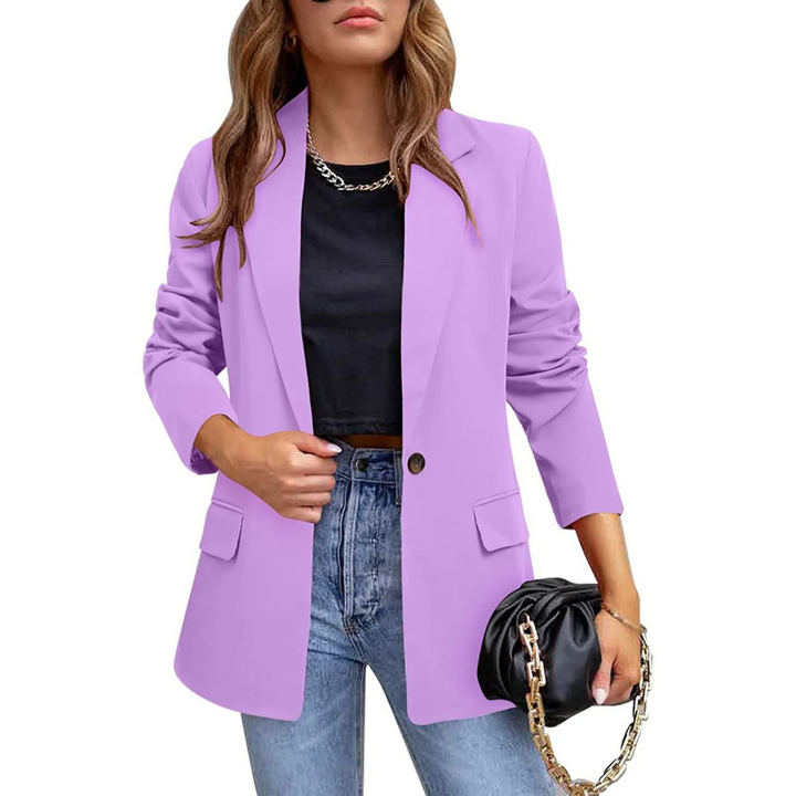Koreanischer Damenblazer, Slim-Fit-Mantel