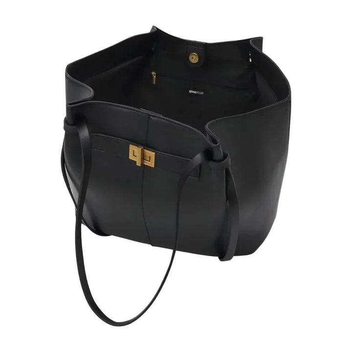 Damen Schultertasche im strukturierten Tote-Design-Women Bag-Alpenkind