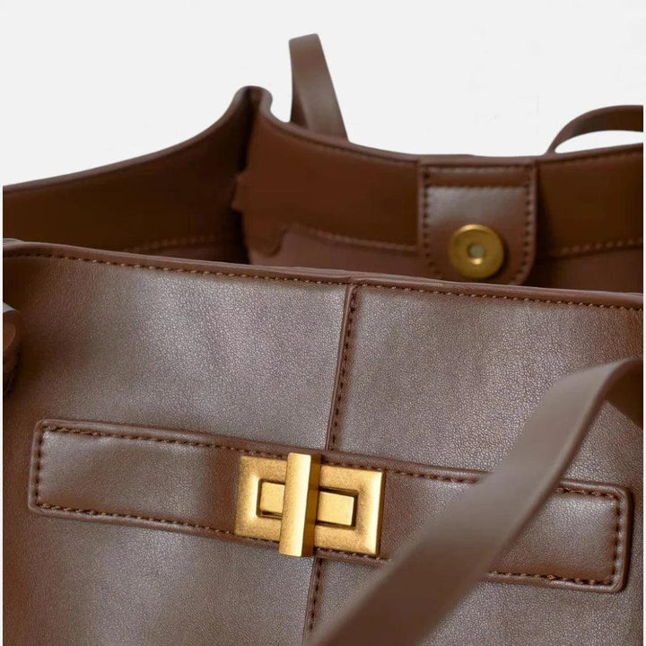 Damen Schultertasche im strukturierten Tote-Design-Women Bag-Alpenkind
